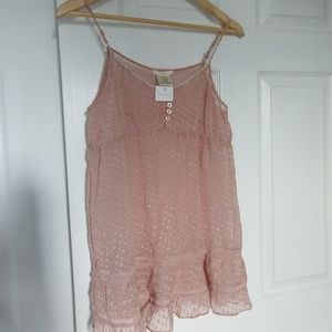 New with tags silk top - large